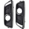 20768823 + 20768846, Pair Set Fog Light Lamp Bezel Cover, 2013-2014 Compatible with Chevrolet Malibu Eco