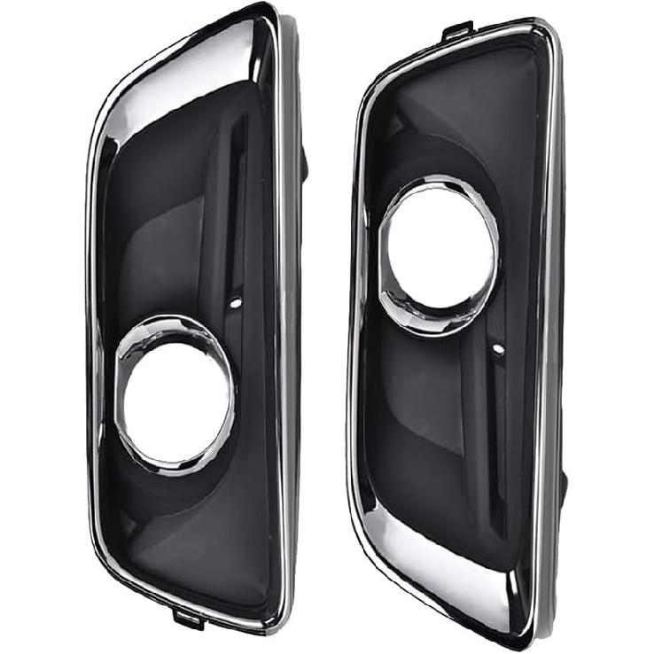 20768823 + 20768846, Pair Set Fog Light Lamp Bezel Cover, 2013-2014 Compatible with Chevrolet Malibu Eco