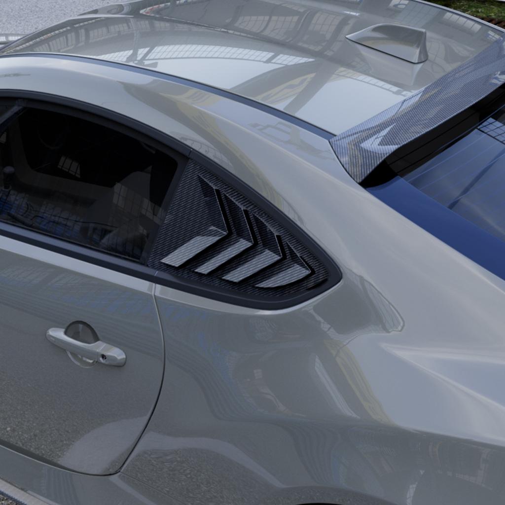 Car Rear Window Shutter Cover Trim For Toyota GR86 Subaru BRZ 2022 2023 2024 Side Window Louver