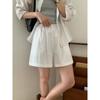 Sanni's Normcore High-Frequency Wear Cotton Cover Small a Version Casual Shorts All-Matching Comfortable Loose Don't Pick People