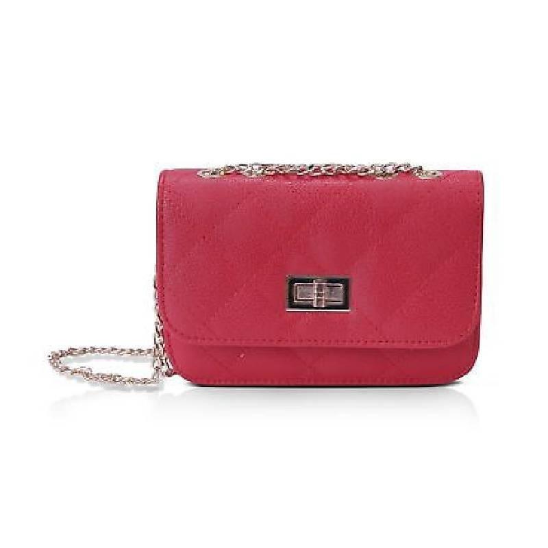 Trendy Hollow Chain Crossbody Bag With Lock Closure For Women