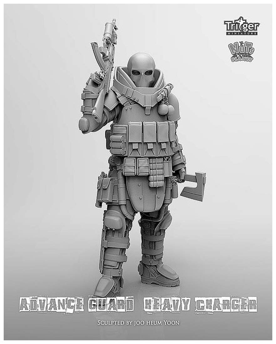

Nuts Planet Trigger Line Ax is Advance Guard Heavy Charger Unpainted Resin Assembly Kit T35003 1/35 An Enough