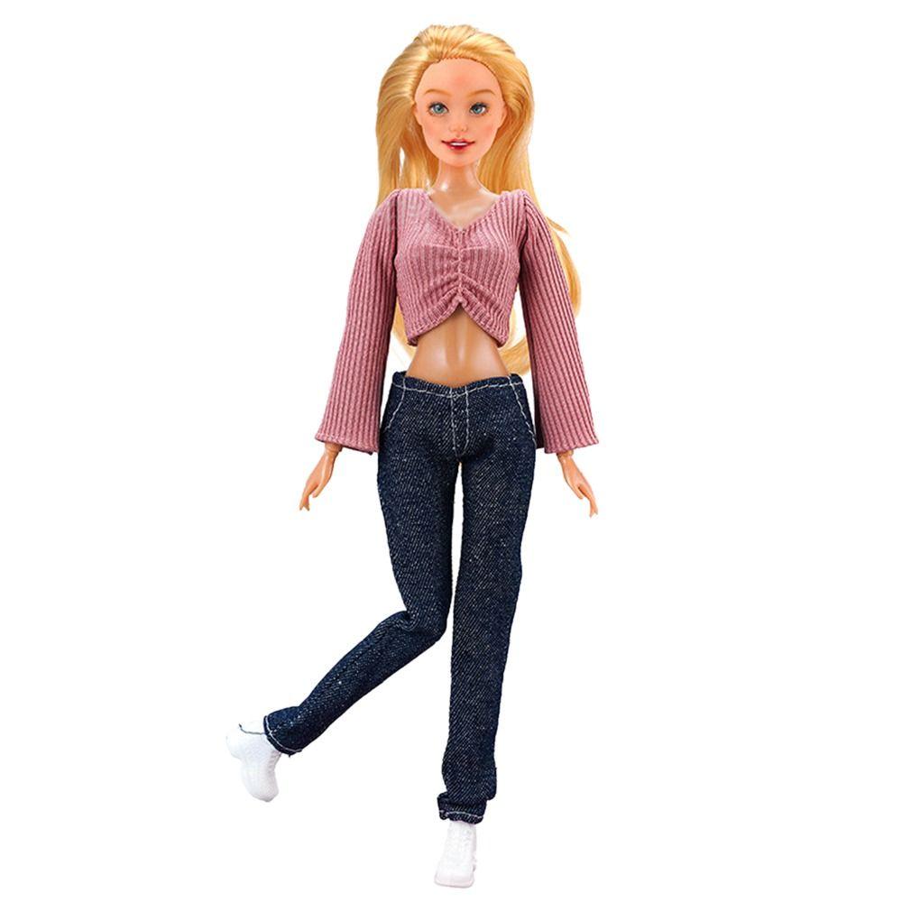 Fashion Clothes T-shirt Skirt Handmade Doll Dress Sweater Girl Doll Wearing  1/6 Doll&29~32 Cm Doll