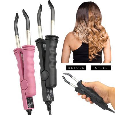 US Plug Hair Extension Tool Constant Temperature Fast Heating Plate Professional Fusion