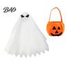 Garden Fun Costume Halloween Ghost Goose Outfit, Lawn Porch Clothes, Fall Scary for Outdoor Patio Yard Decoration Decorative