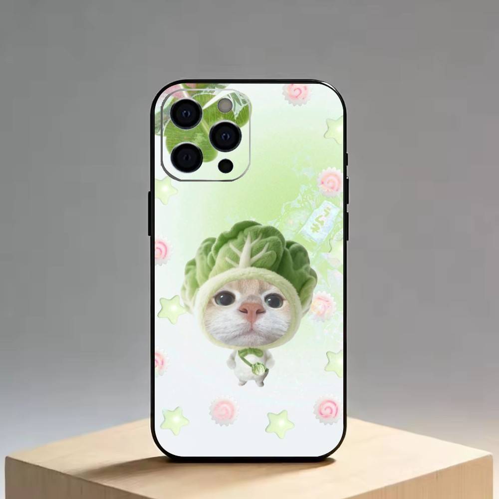 

Food cats with headgear333 Phone Case Silicone Soft For IPhone 17 16 15 14 13 12 11 X XR Plus Pro Max Plus iPhoneXSMAX