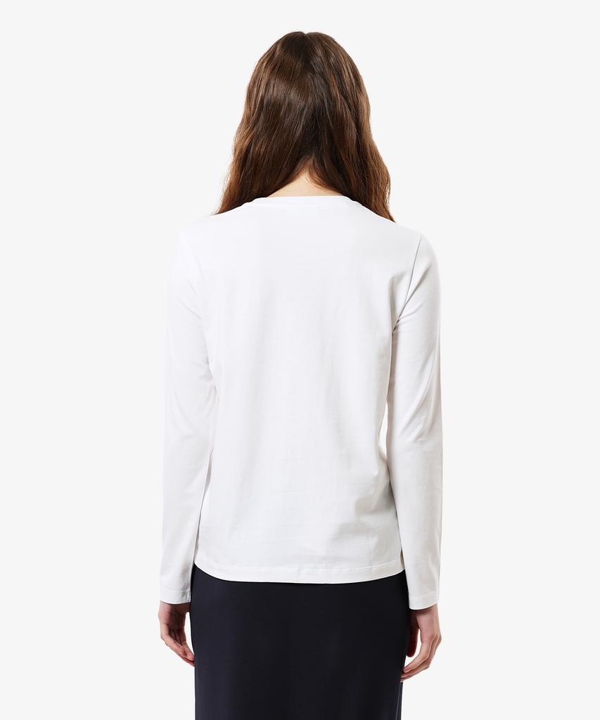 LACOSTE Women'S Basic Regular Fit Long Sleeve T-Shirt Tf045E-56N 001