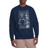 Fantastic Four Unisex Adult First Family And Herbie Blueprint Sweatshirt