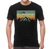 Herren Vintage Gleitschirmsegel Über Bergen T-Shirts EMO Männer Gleitschirmflieger Paramotor Liebhaber T-Shirt Baumwolle Übergroßes T-Shirt