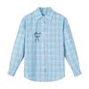 Girls' Sweet Plaid Long-Sleeve Shirt
