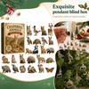 Animal Countdown Acrylic Hanging Ornament Set, 2D Flat Pendant Decor