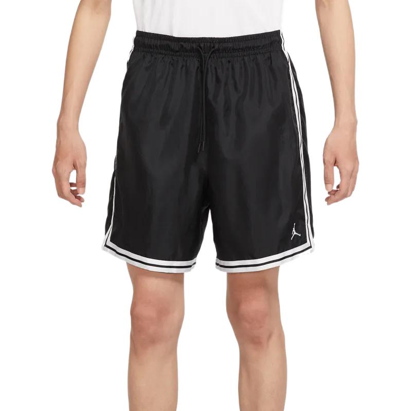 Jordan Spring/Summer 2022 Striped Drawstring Running Shorts Men Bottoms Black DQ7355-010