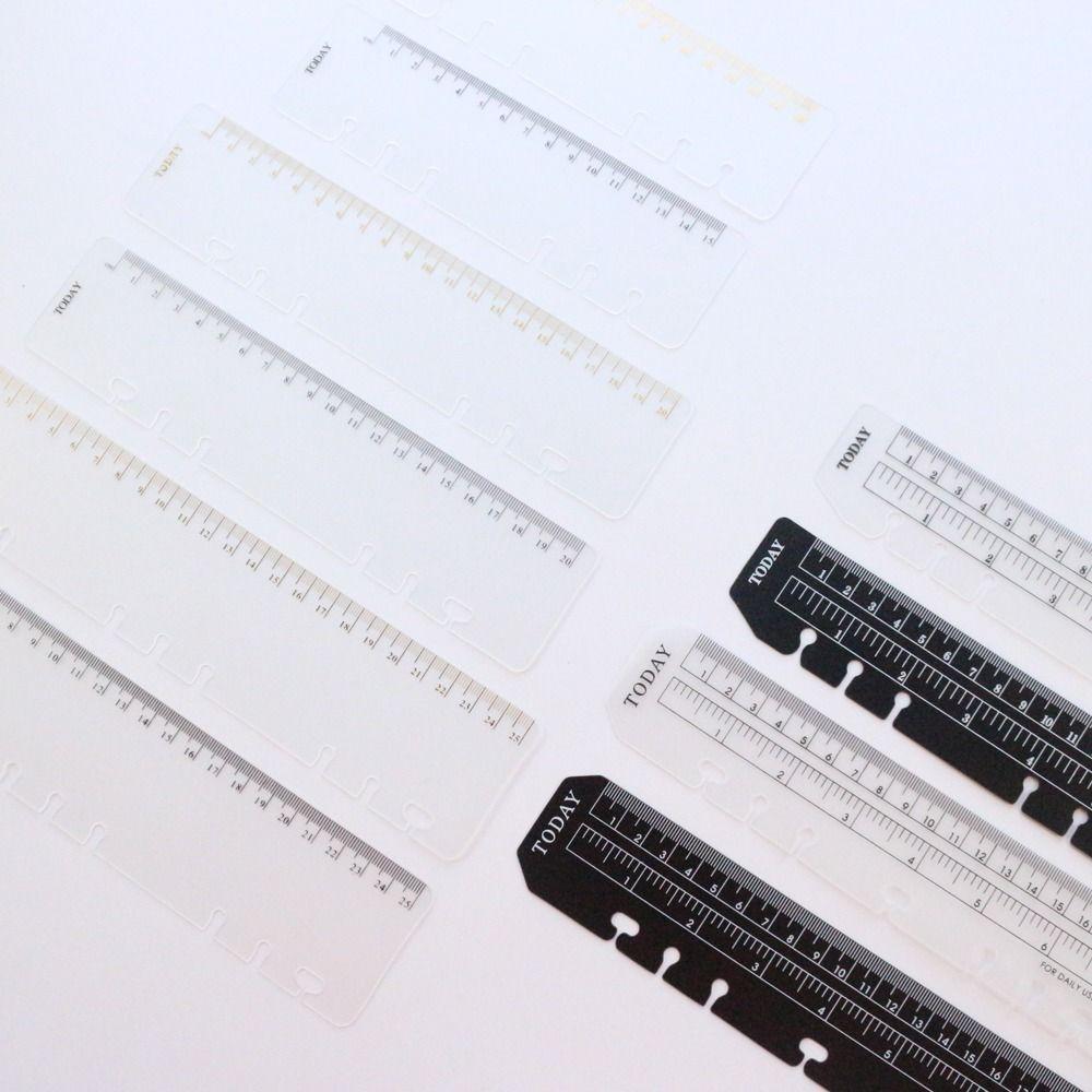 Ruler Loose Leaf Notebook Bookmark Ruler A5 A6 A7 Bookmark Straight Ruler Index Ruler Separator