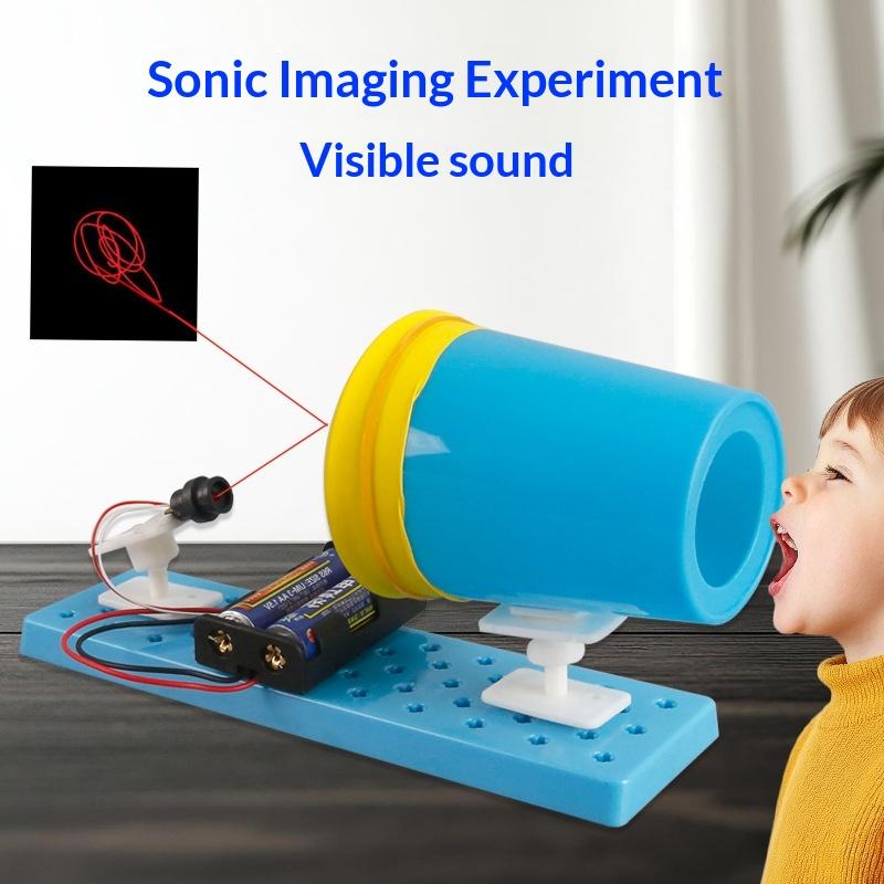 Wissenschaftliches Experimentierkasten Sichtbarer Schallwellen-Bildgeber DIY Akustische Bildgebung Für Heimexperimente Schallwellen Kunst & Wissenschaft Spielzeug