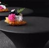Creative High Foot black white Ceramic Dessert Plate Restaurant Molecular Cuisine Display tray Snack Sushi Dish Tableware
