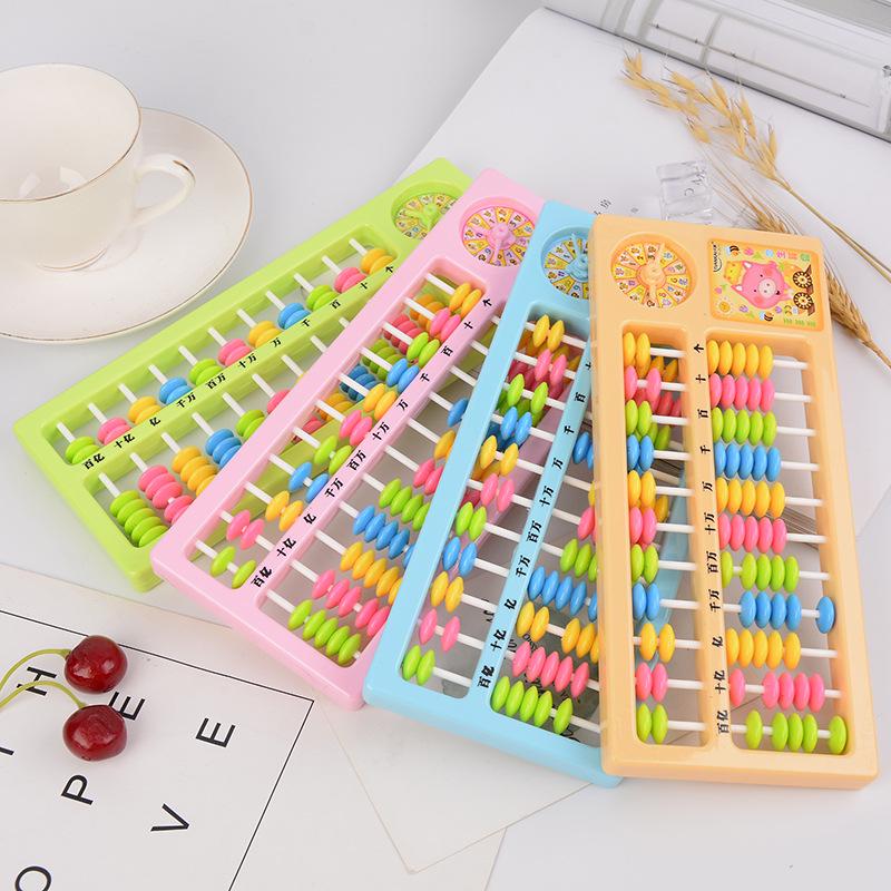 Colorful Student Abacus: Cute Plastic Educational Math Counting Tool for Kids