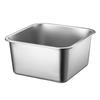UOSUUOSU Square Stainless Steel Household Basin