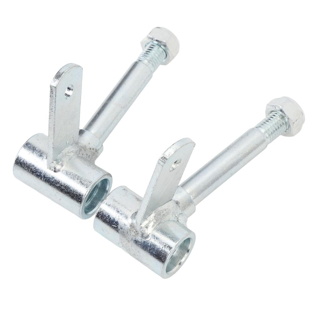 1 Pair M14 Front Wheel Steering Spindle Stud Flange with 4pcs 10mm Bearings for Go Kart ATV Quad