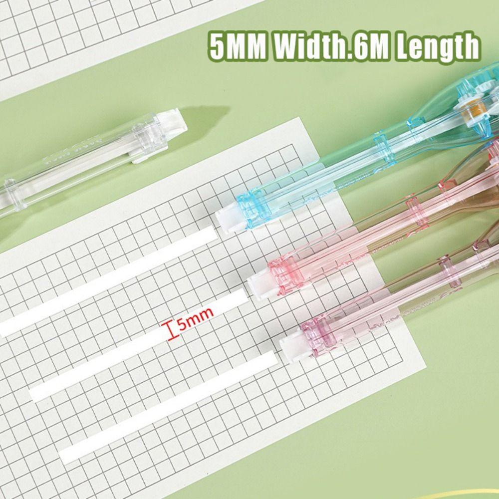 Candy Color Correction Tape Pen Shaped Correction Stationery Student Alteration Tape  School Office