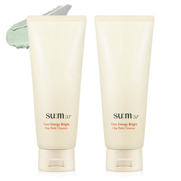 SUM37 Time Energy Bright Clay Pack Cleanser 150ml x2
