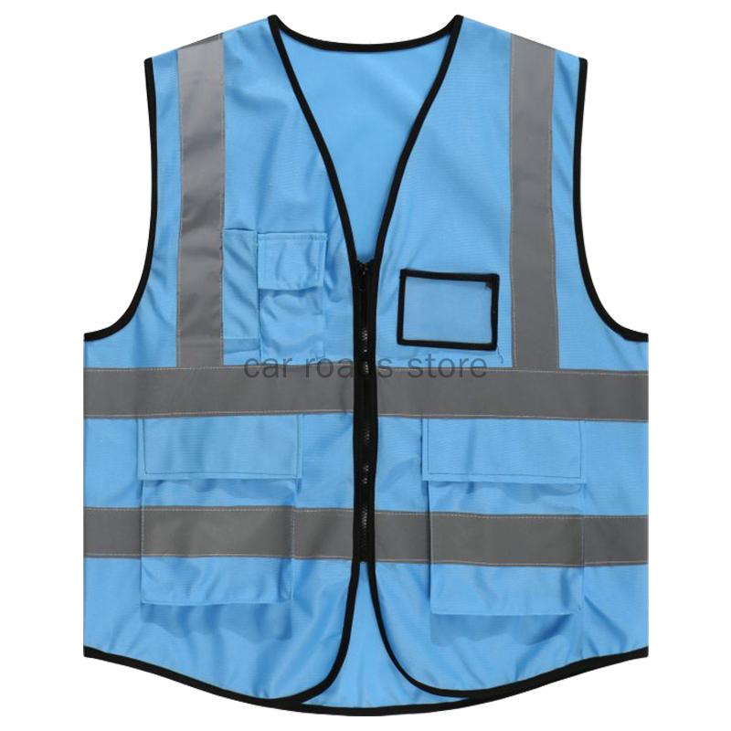 

Reflective Vest High-Grade Safety Signal Custom Logo Rider Jacket Vest High Visibility Working Safety Jacket Fluorescent Woman XXXL жовтий