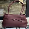 First Layer Cowhide Premium Belt Tote Bag Niche Design Leather Handbag Versatile Commuter Shoulder Armpit Bag