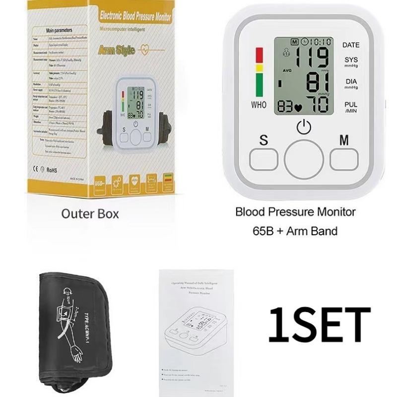 1SET explosion sphygmomanometer automatic electric intelligent blood pressure measuring instrument outlet large screen touch sphygmomanometer english voice