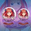 Klíčenka a záložka Nino Nakano z The Quintessential Quintuplets Dárková sada
