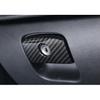 1PC Carbon Fiber Cover Trim Co-Pilot Storage Box Handle For Jaguar XE 2016-