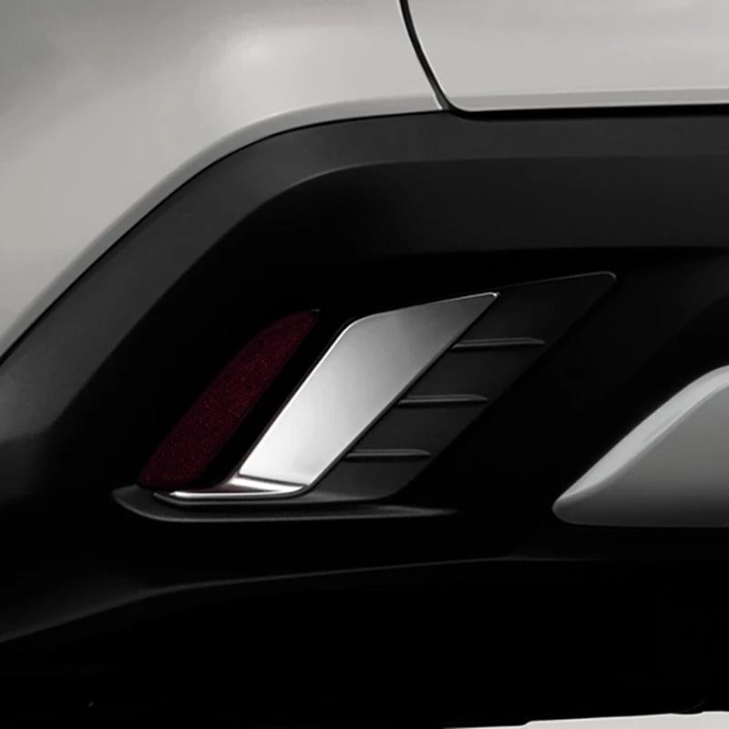 For Toyota Corolla Cross -2024 ABS chrome front Rear bumper Fog Light Lamp cover Foglight Decoration Cover Accessories