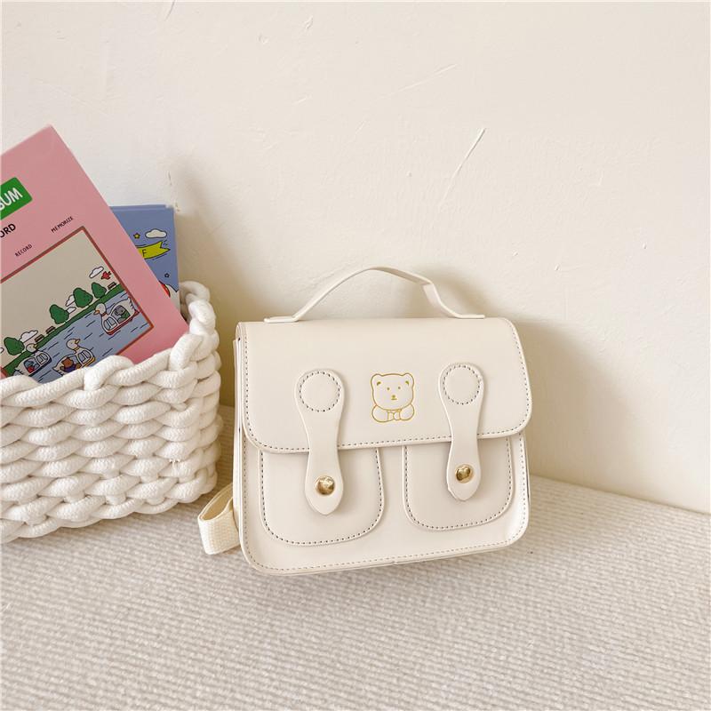 Simple and Retro Flip-top Bag, Anti-theft Backpack, Exquisite Children's Bag, Trendy Bag