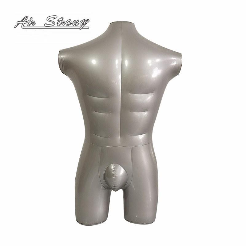 Inflatable Male Mannequin with Pants Stand for Clothing Display