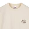 Peulusobeudeolum Pigment Logo Graphic Short Sleeve T-Shirt (Ivory Light)