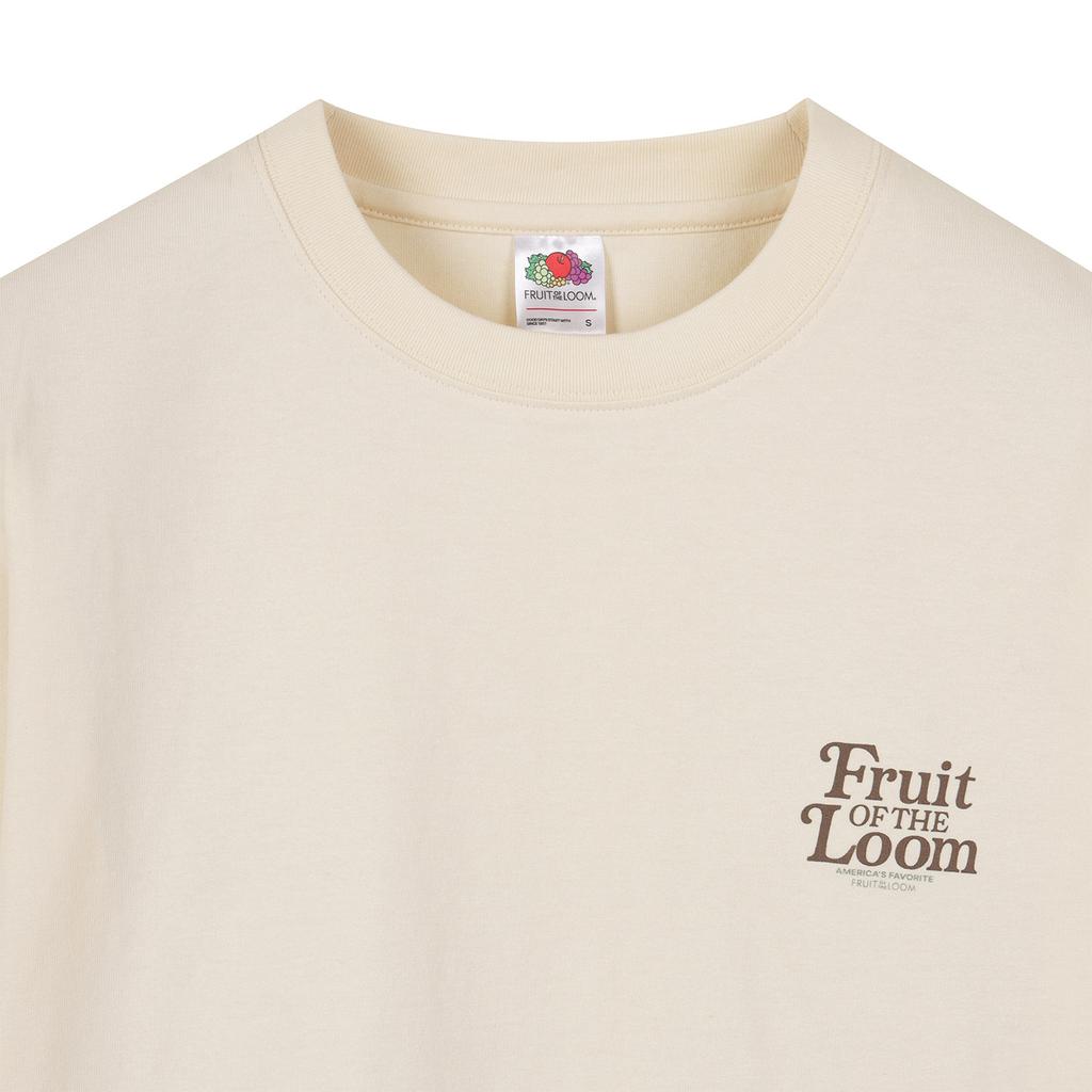 Peulusobeudeolum Pigment Logo Graphic Short Sleeve T-Shirt (Ivory Light)