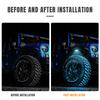 4pcs 24LED Rock Lights Kit RGB Car Atmosphere Lamp Undergolw Chassis Strip For Boat Jeep Offroad 4x4 Truck Pickup