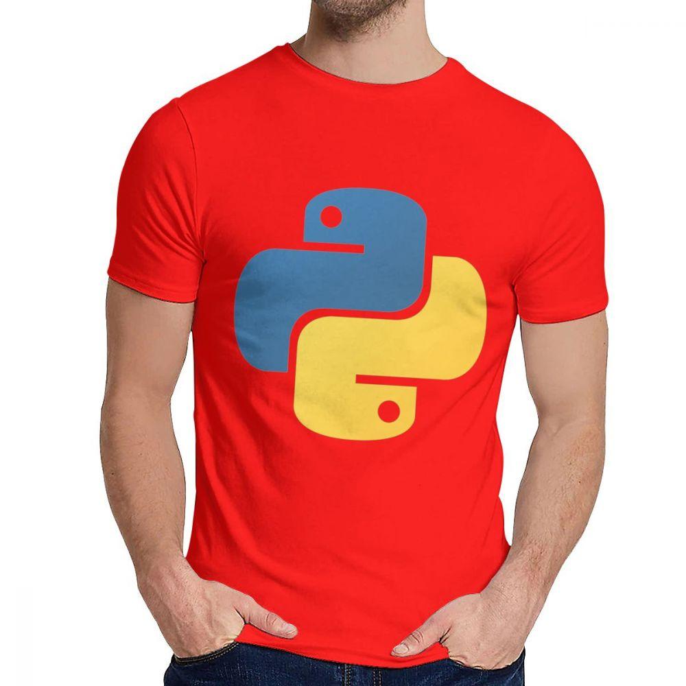 Graphic Python Programming Tee Shirt Men Custom Great T Shirt Crewneck