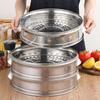 Aparat de gătit cu aburi Oală fierbinte Temperatură înaltă Ustensile de bucătărie Oțel inoxidabil