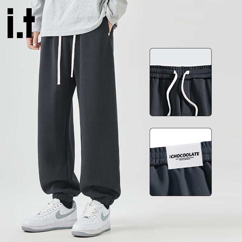 

Мужской :CHOCOOLATEit Зимние повседневные спортивные штаны с манжетами 32