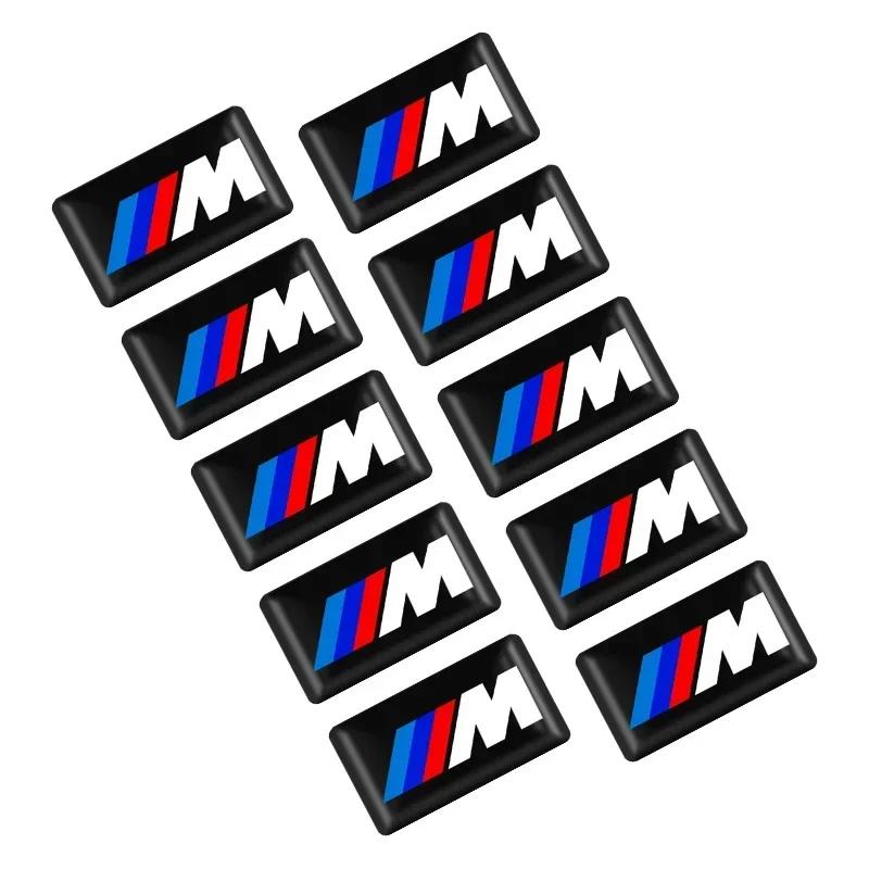 10 Stück 3D Epoxid Auto Außen-/Innen Dekor Kleine Aufkleber Decal für BMW E30 E38 E39 E46 E60 E61 E90 X1 X3 X4 X5 X6 E70 E83 F10