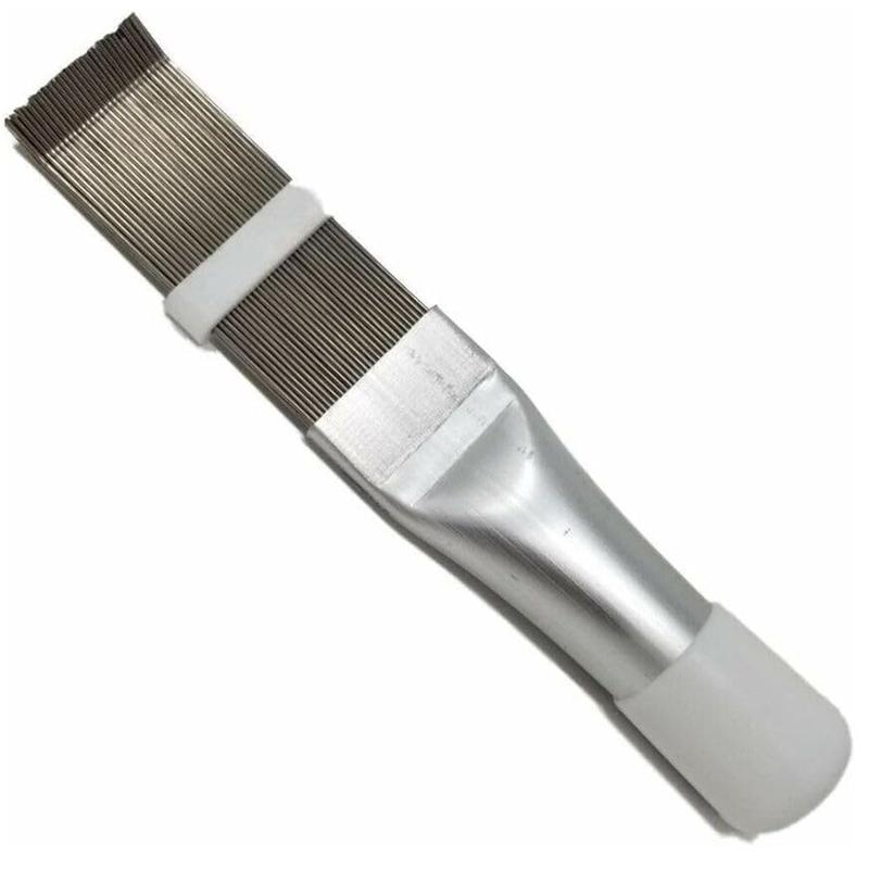 Stainless steel Fin Comb Radiator Condenser Cleaning Brush Air Conditioning Condenser Evaporator Fin Straightening Combing Tools