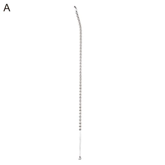 Yousheng Urethral Tube Rod Universal Effective Metal Urethral Dilator Stimulation Stopper for Boyfriends