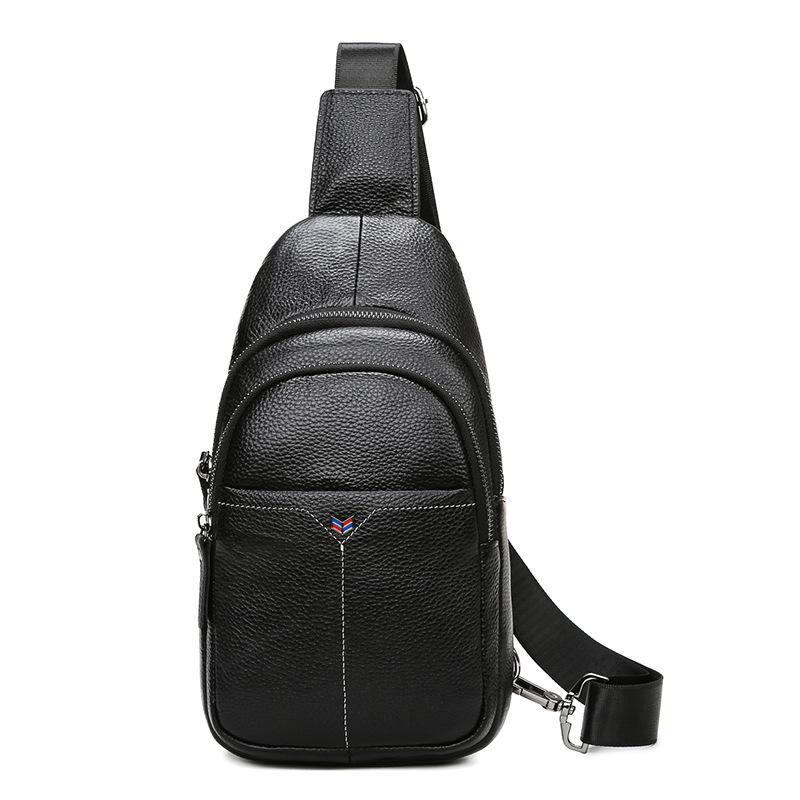 Single-shoulder Crossbody Bag Chest Bag Business Travel High-end Large-capacity Men's Small Crossbody Bag