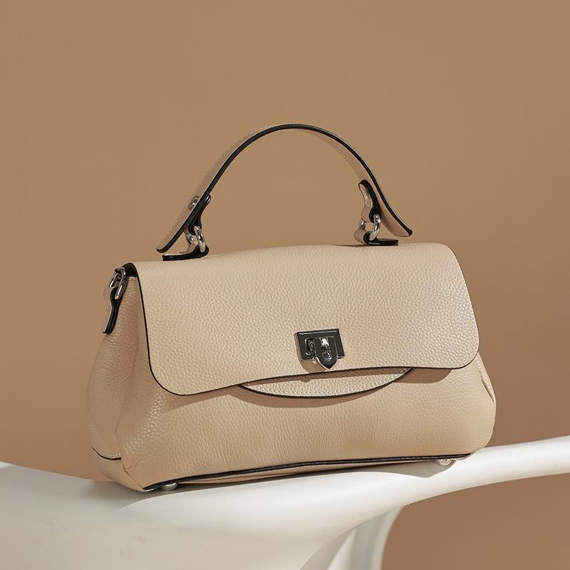 Leather Women's Bags Spring and Summer New Fashion Versatile Messenger Bags Niche High-end Single Shoulder Handbags Women