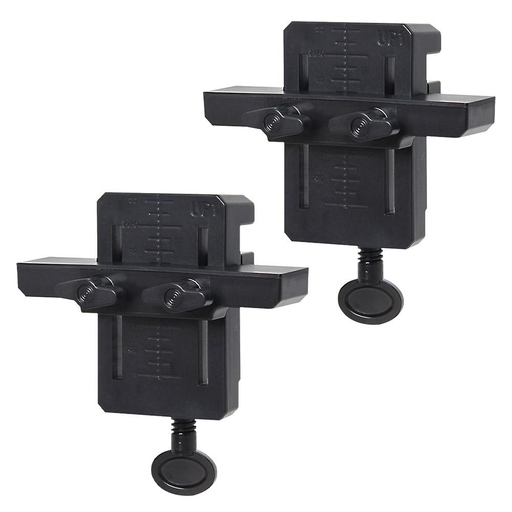 

Adjustable ABS Cabinet Door Positioner for Hidden Hinges - 2 or 4-Piece Mounting Clip Set for Cabinet Installation