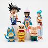 New Dragon Ball Son Goku Anime Figures Krillin Fuguire Childhood Cute Models Pvc Statue Desk Ornaments Collection Toys Gift