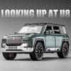 1/32 BYD Look UPAT U8 SUV Alloy Die Cast Toy Car Model Sound and Light Pull Back Children's Toy Collectibles Birthday Gift