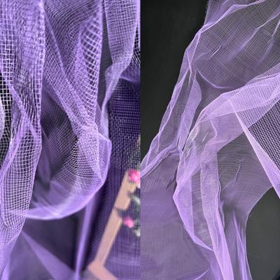 Cloud Fog Mesh Bright Organza Fabric DIY Decoration Art Background Hard Mesh Cloth Mesh Texture Pleated Shape