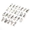 Silver/Gold 26Pcs Alphabet A-Z Pendents Letters Diy Jewelry Findings Charms