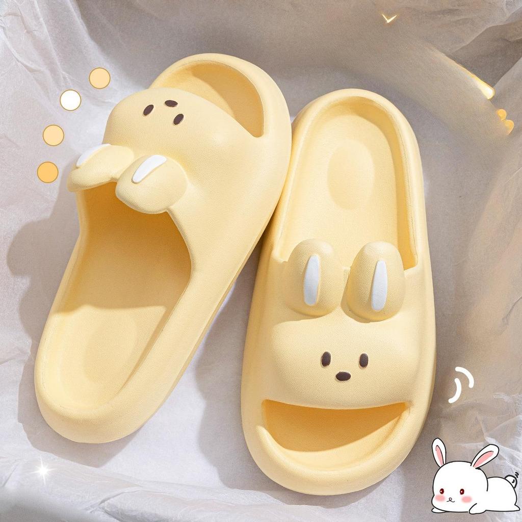 Cartoon Konijn Kinder Pantoffels Verhoogde Dikke Zool Binnen Buiten Pantoffels Comfortabele Zachte Kinder Huis Pantoffels