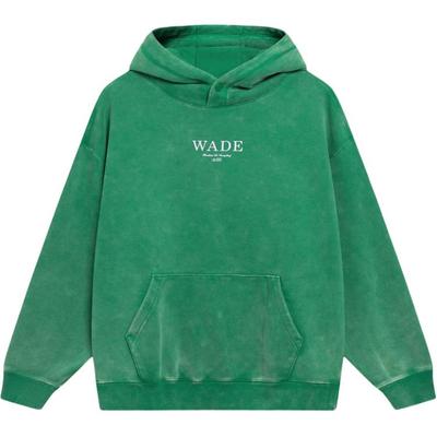 Li-Ning Felpa con cappuccio serie Wade con stampa di lettere Uomo Felpe Verde pino freddo Lavato AWDT141-9